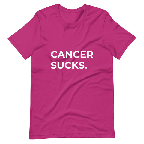 CANCER SUCKS. T-Shirt - Red Letter Outfitters