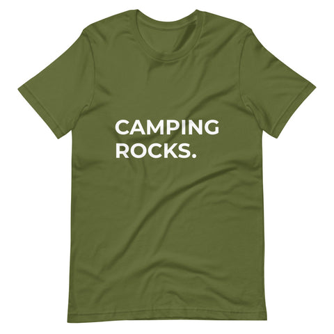 Camping Rocks. T-Shirt - Red Letter Outfitters